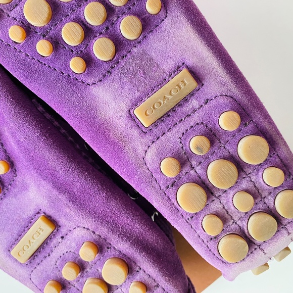 COACH Women's Nadia Royal Purple Moccasin Size 6B - Picture 6 of 9